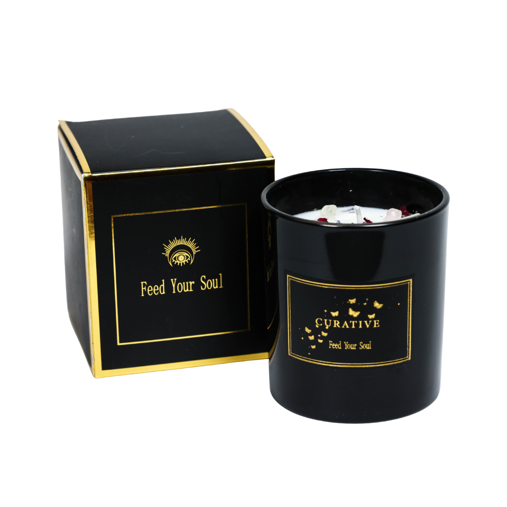 Crystal Lavender Candle