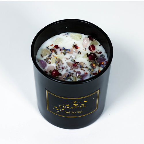 Crystal Lavender Candle